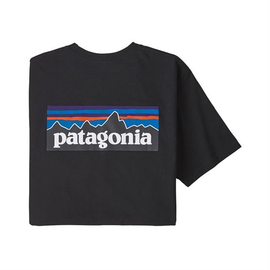 Patagonia P-6 Logo Responsibili T-shirt i Sort