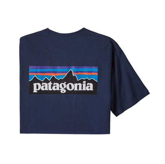 Patagonia P-6 Logo Responsibili-Tee i Klassisk Navy
