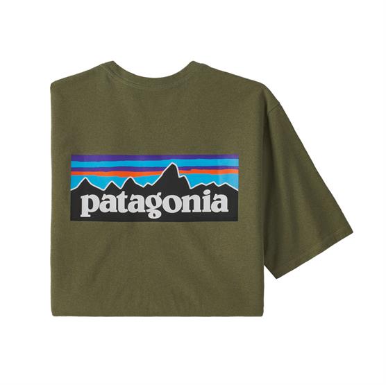 Patagonia P-6 Logo Responsibili-Tee i Wyoming Green