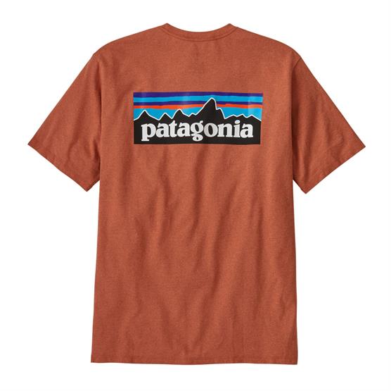 Patagonia P-6 Logo Responsibili T-Shirt - Rød Rust