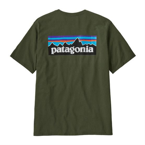Patagonia P-6 Logo Responsibili-Tee i Torrey Pine Grøn