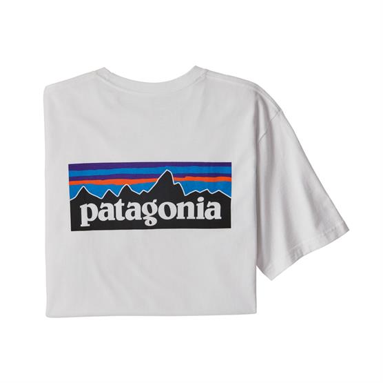 Patagonia P-6 Logo Responsibili-Tee i Hvid - Komfortabel T-shirt