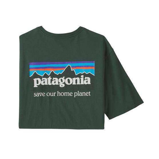 Patagonia P-6 Mission Økologisk T-shirt - Pinyon Grøn