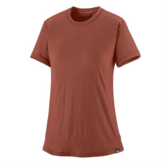 Patagonia Dame Merinould T-shirt - Burl Red Tilbud!