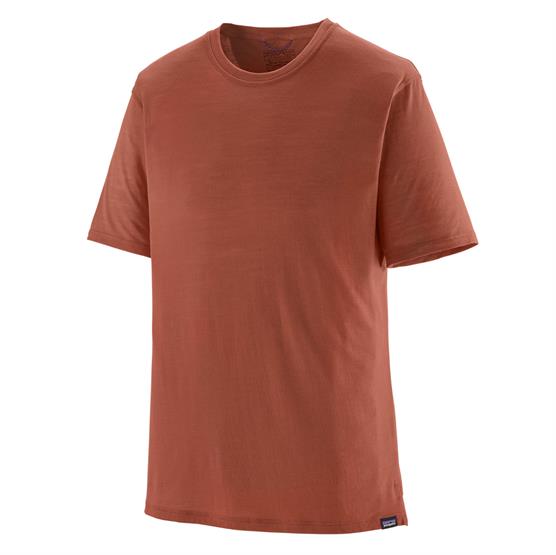 Patagonia Herre Merinould T-shirt - Burl Rød Tilbud!