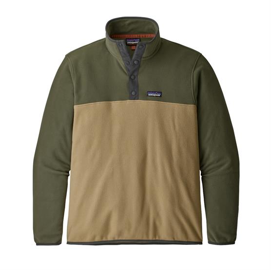 Patagonia Micro D Snap-T Pullover til mænd - Classic Tan