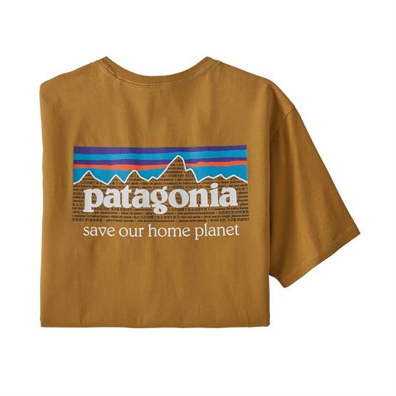 Patagonia P-6 Mission Økologisk T-Shirt - Oaks Brown