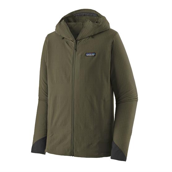 Patagonia R1 Techface Hoody til mænd - Basin Green