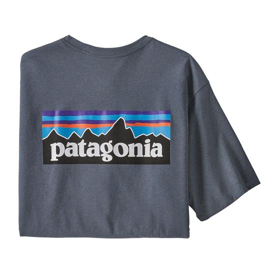 Patagonia P-6 Logo Responsibili-Tee - Plume Grey T-shirt