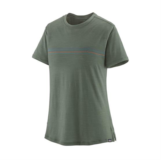 Patagonia Cap Cool Merino Blend T-Shirt i Hemlock Grøn