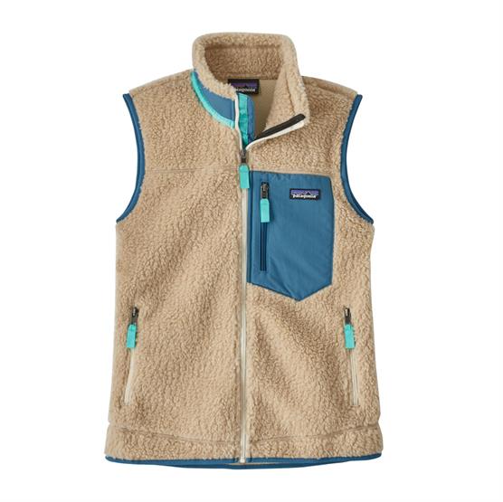 Patagonia Classic Retro X Fleecevest i Mørk Natur og Blå