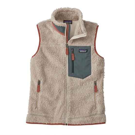 Patagonia Classic Retro X Fleecevest til kvinder - Naturgrøn