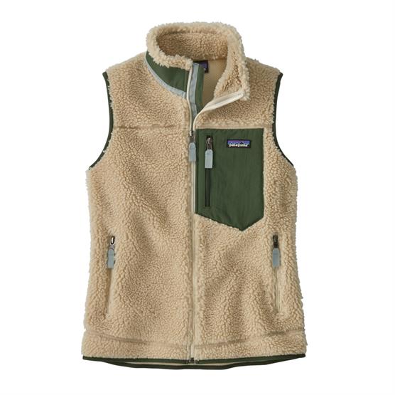 Patagonia Classic Retro-X Fleecevest til kvinder - Mørk Grøn