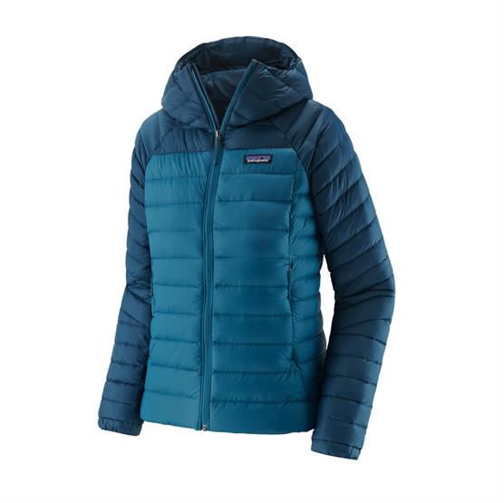 Patagonia Dunjakke til Damer - Down Sweater Hoody, Wavy Blue