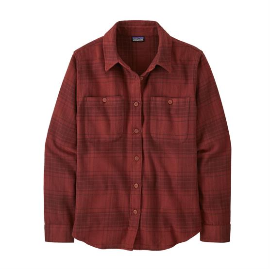Patagonia Fjord Flannel Skjorte til Dame - Oxide Red