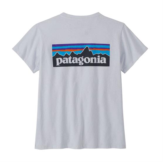 Patagonia P-6 Responsibili-Tee til kvinder - Hvid