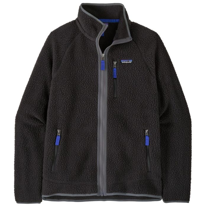 Patagonia Retro Pile Fleecejakke i Sort og Grå