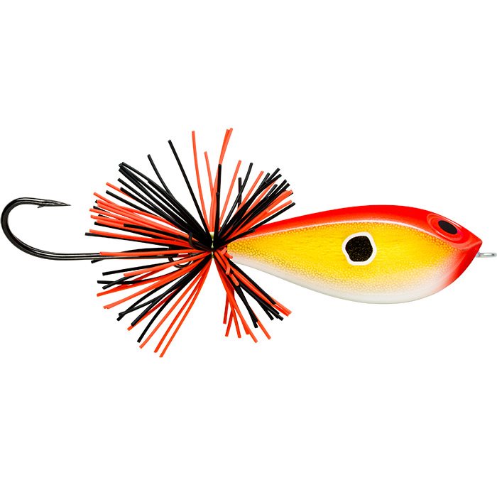 Rapala Balsa Xtream Frog Wobler - Fluo Rød Til Fiskeri