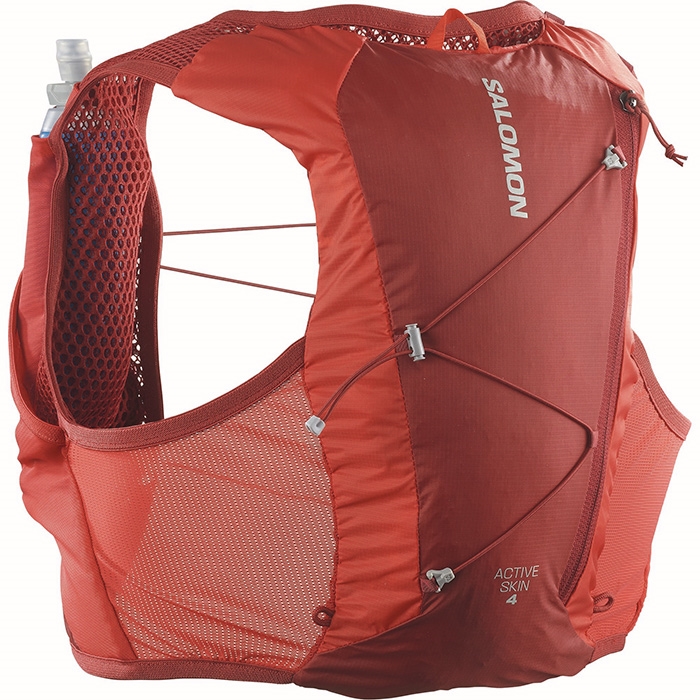 Salomon Active Skin 4 Vandrerygsæk - Dahlia Rød Tilbud!
