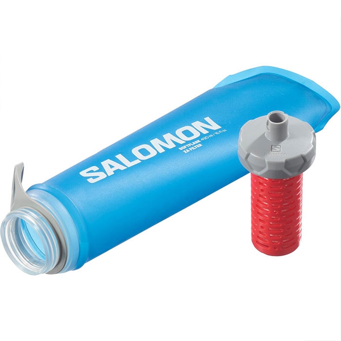 Salomon Soft Flask Filter Ml Clear Blue Drikkeflasker Dunk