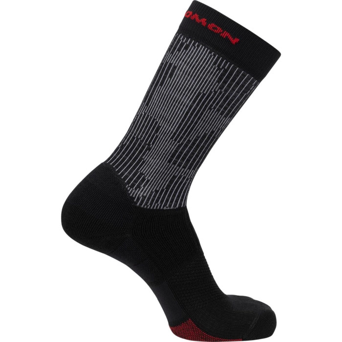 Salomon X Ultra Crew Trekking Sokker – Sort Merinould