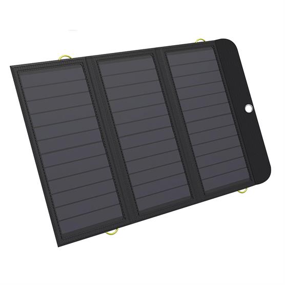 Sandberg Solcelleoplader 21W med Powerbank og USB-C