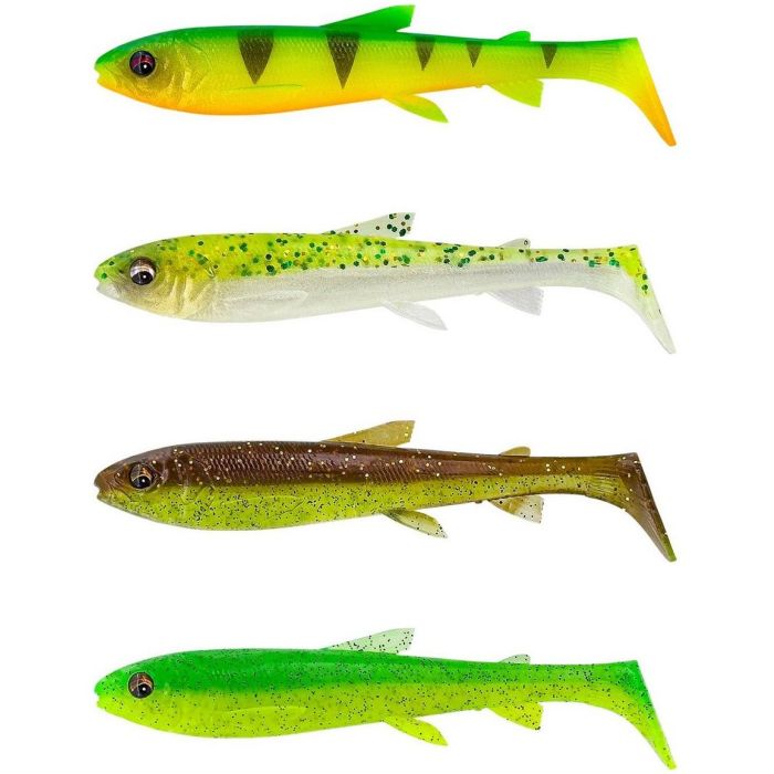 Savage Gear 3D Whitefish Shad 9cm i Mørk Vandmix