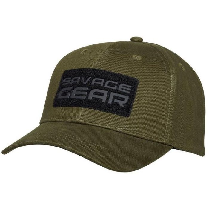 Savage Gear Badge Baseball Cap - Grøn Kaskettilbud