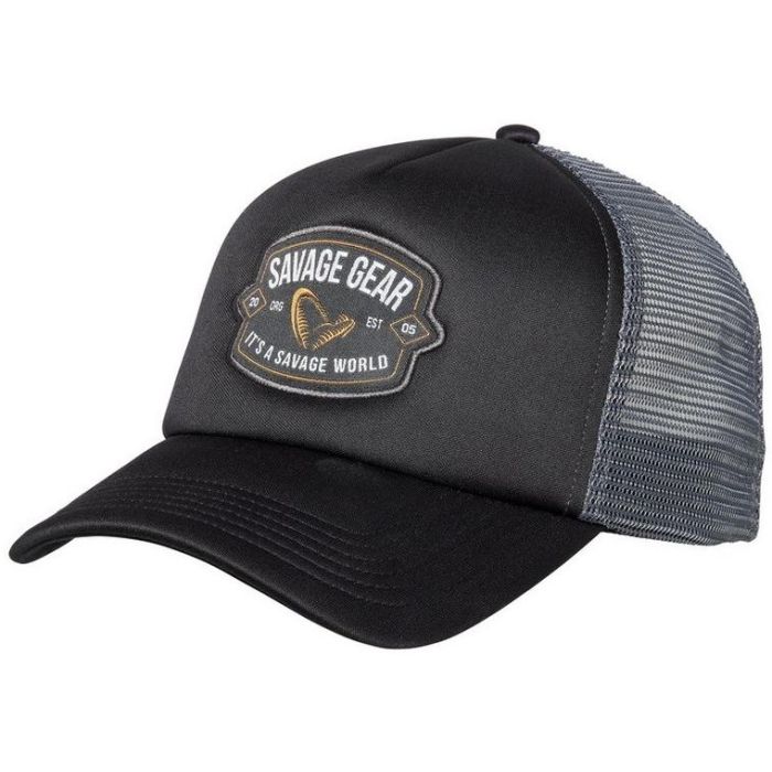 Savage Gear Badge Trucker Cap Black