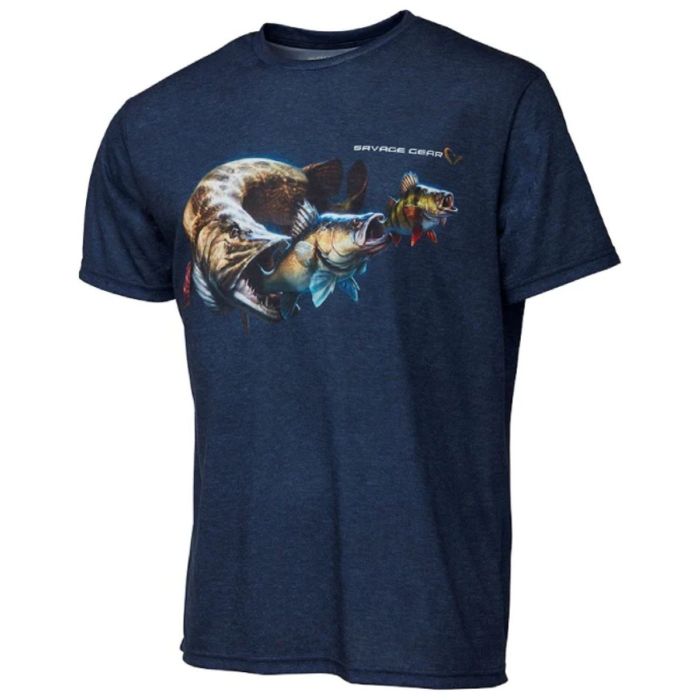 Savage Gear Cannibal T Shirt Blue