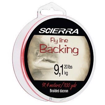 Scierra Dacron Bagline 20lbs - Orange 100yds til Fluefiskeri