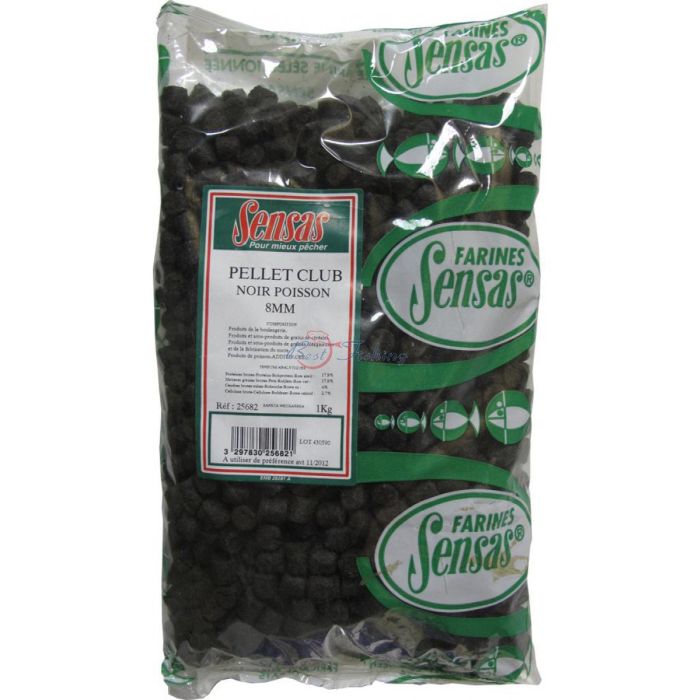 Sensas Club Pellets Black Fish  Kg