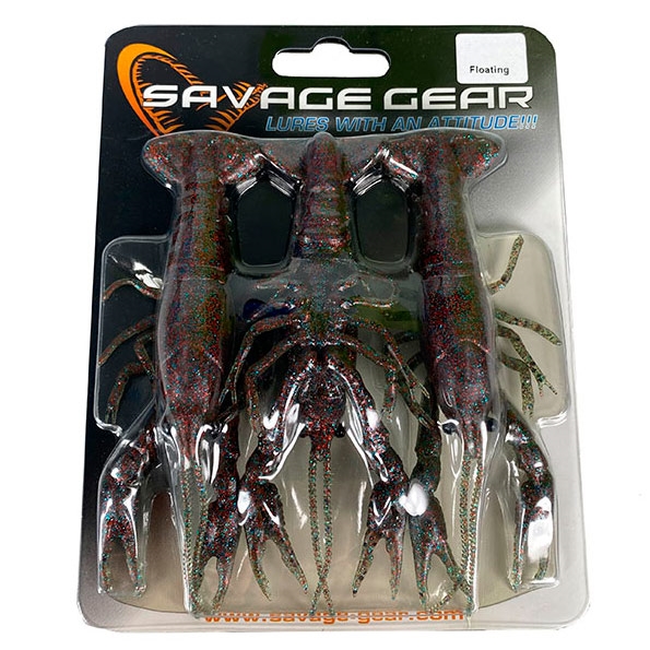 Savage Gear 3D Krabbe Magic Brun Gummisfisk Jig - Udsalg!