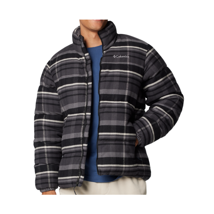 Columbia Puffect?  Novelty Jakke Black Multi Plaid
