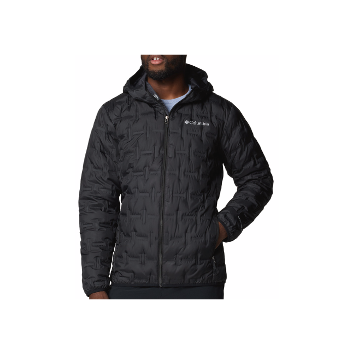 Columbia Delta Ridge?  Ii Down Hooded Jakke Black