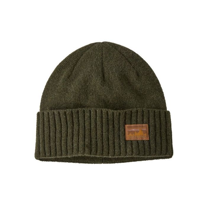 Patagonia Brodeo Beanie   Skyline:pine Needle Green