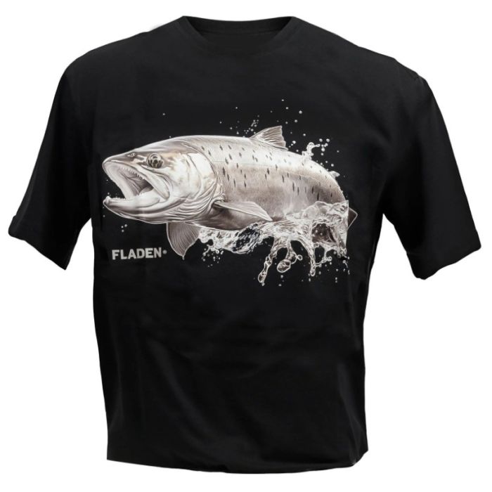 Fladen Seatrout Hunter T Shirt Sort