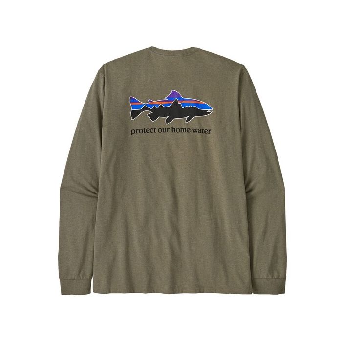 Patagonia Langærmet T-shirt - Beskyt Vores Vand