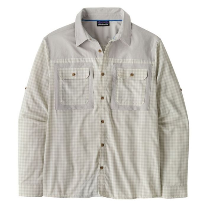 Patagonia Solbeskyttende Skjorte Langærmet - Grå