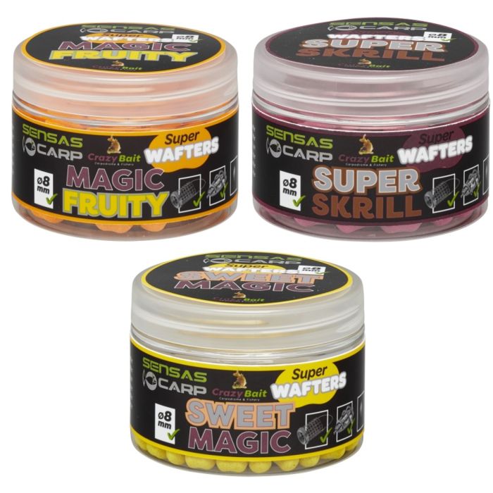 Sensas Crazy Bait Super Wafters 8mm - Fantastisk Agn!