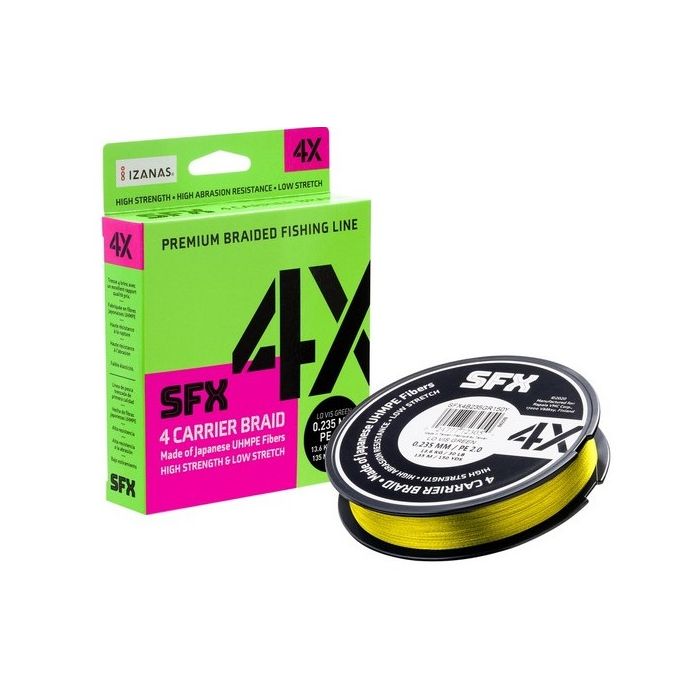 Sufix SFX 4X Hot Yellow Fletline - Godt tilbud!