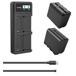 Smallrig NP-F970 Batterioplader Kit – Fantastisk Tilbud!