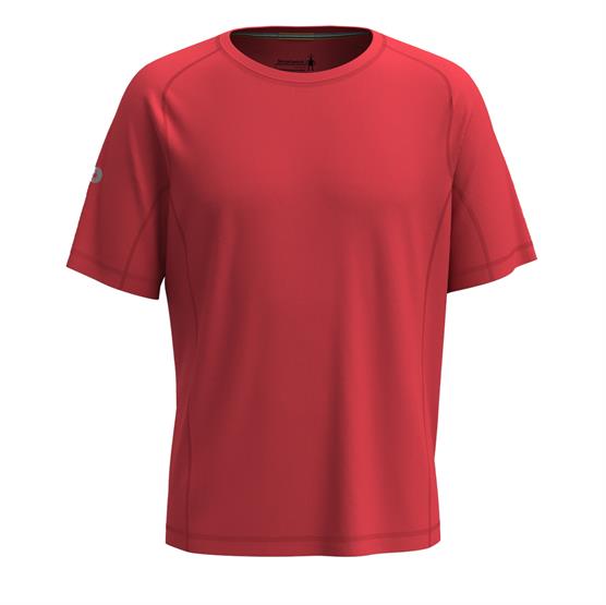 Smartwool Active Ultralite T-Shirt i Scarlet Red - Supertilbud!