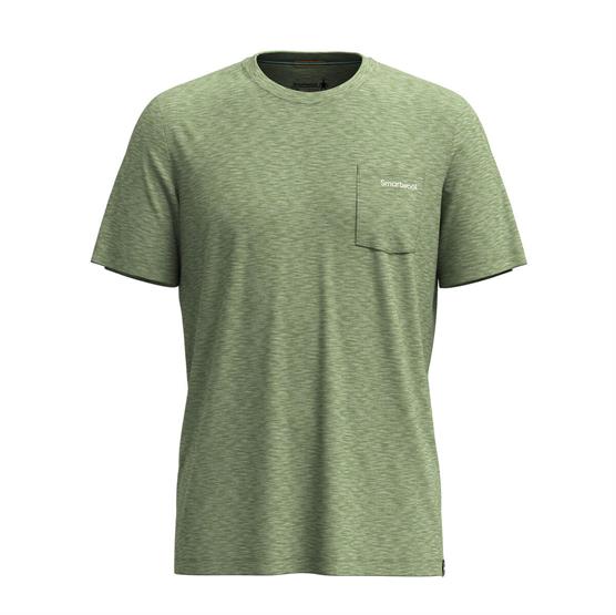 Smartwool Bear Trail T-shirt til mænd – Grøn Merino/Hamp