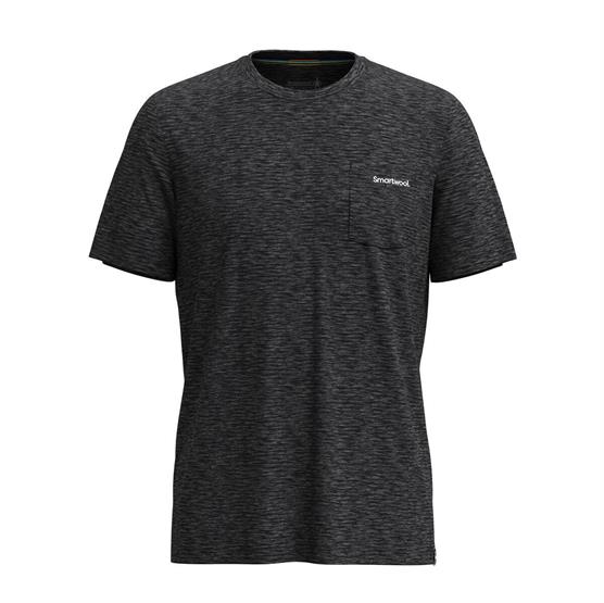 Smartwool Bear Trail T-Shirt til mænd - Sort Heather
