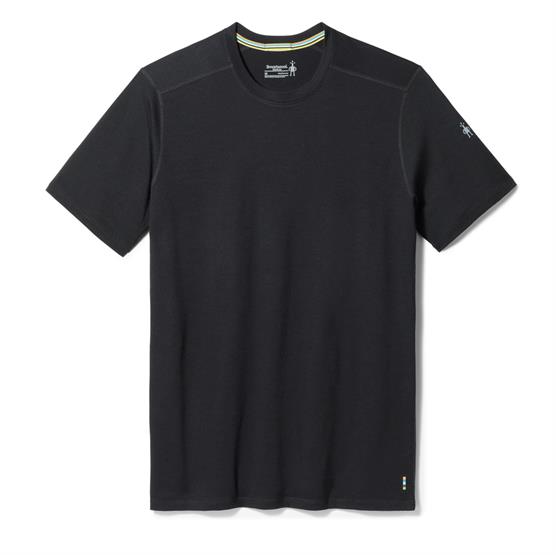 Smartwool Merino T-shirt til mænd - Black fredagstilbud