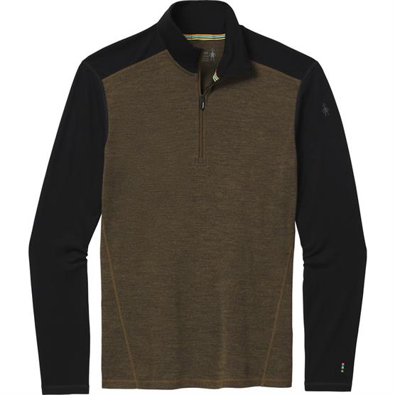 Smartwool Herre Thermal Merino Uldundertrøje, Militær 1/4 Zip