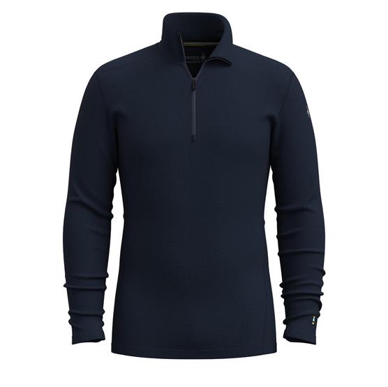 Smartwool Merino Uldundertrøje 1/4 Zip - Dyb Marineblå