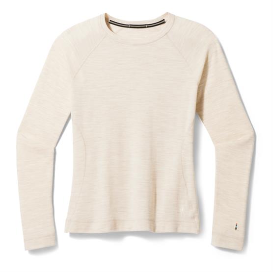Smartwool Womens Thermal Merino Base Layer Crew  Almond Heather