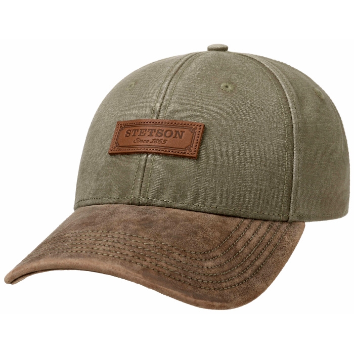 Stetson Baseball Cap  Quot Since  Quot  Olive Brun   Baseball Cap  Kasket
